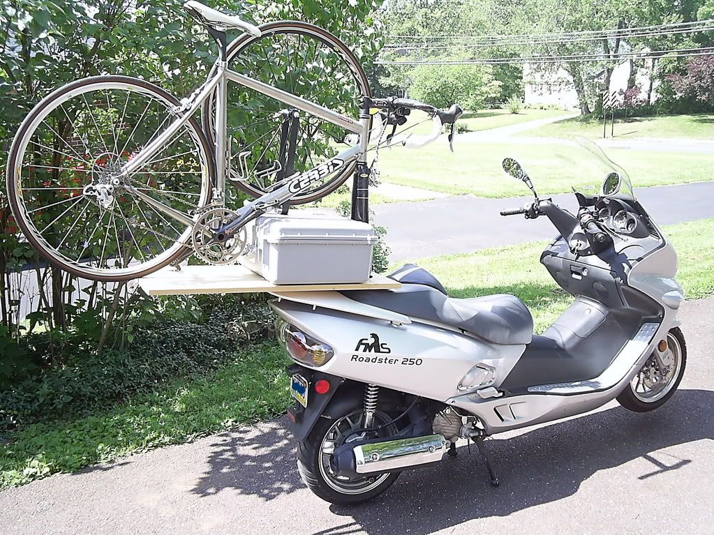 bike and scooter rack